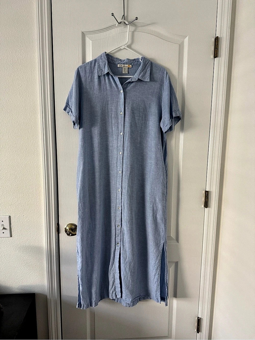 C&C California Blue Maxi Dress Size Medium